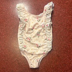 SweetHoney Pink and White Swimsuit